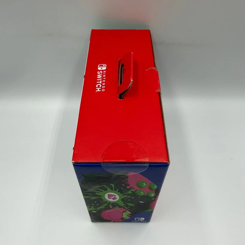 PowerA Nintendo Switch Wired Controller Splatoon 2 Edition Neon Pink Green New